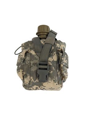 1QT Canteen with ACU Pouch - Genuine USGI Military Canteen 1 Quart UCP Cover